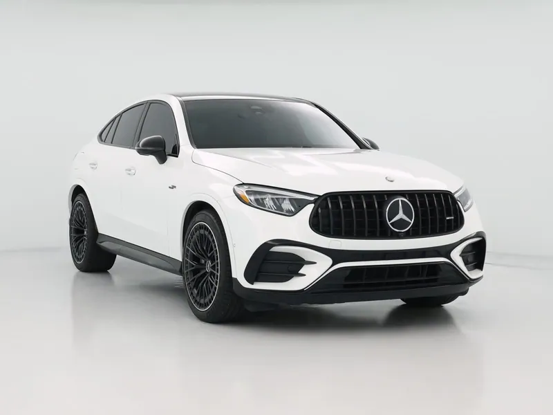 2025 Mercedes-Benz GLC43 AMG Coupe in White