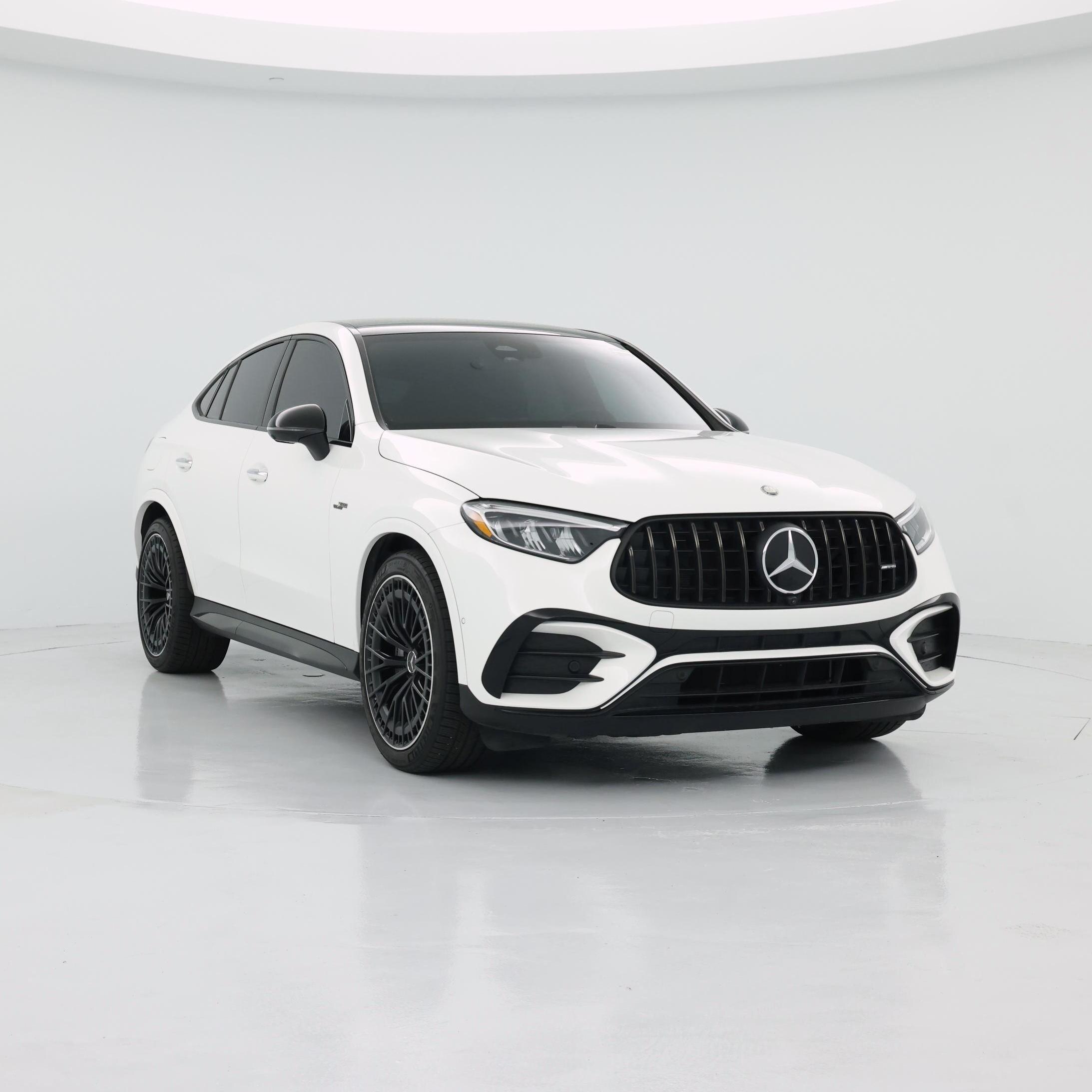 2025 Mercedes-Benz GLC43 AMG Coupe in White